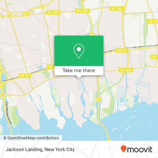 Jackson Landing map