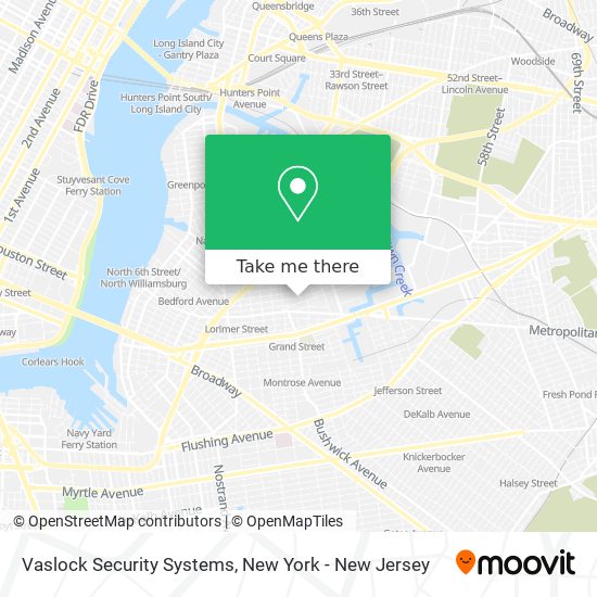Mapa de Vaslock Security Systems
