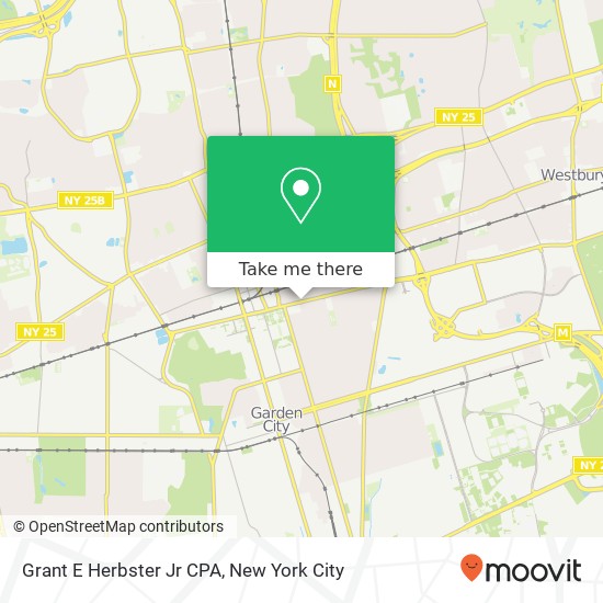 Grant E Herbster Jr CPA map