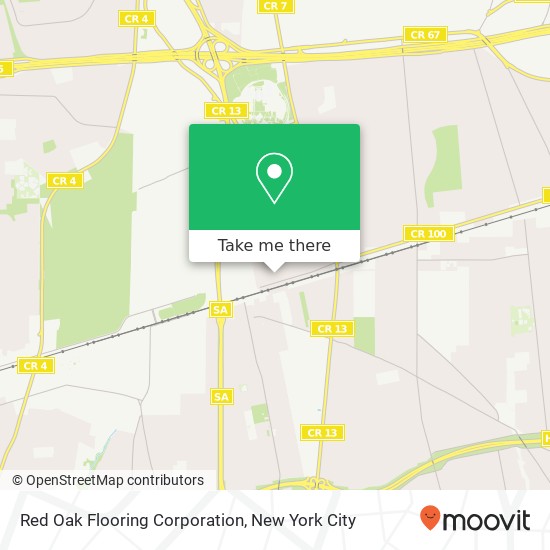 Mapa de Red Oak Flooring Corporation