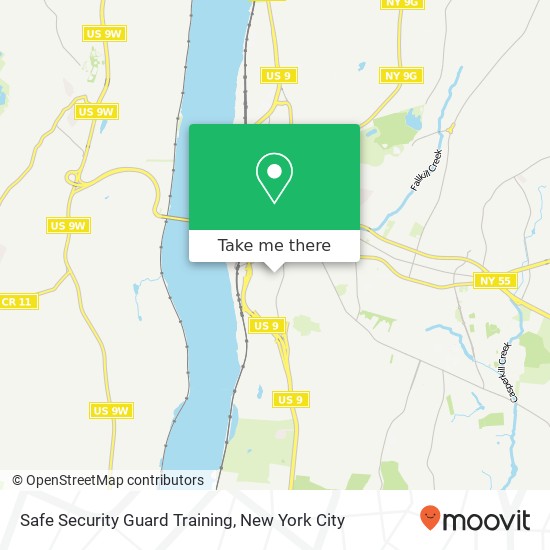 Safe Security Guard Training map