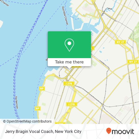 Mapa de Jerry Bragin Vocal Coach