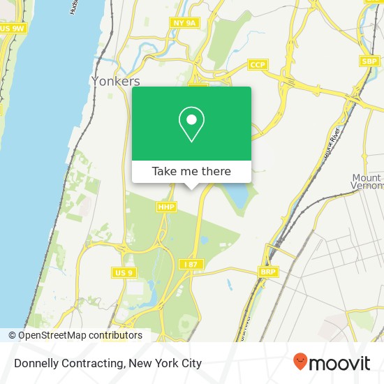 Mapa de Donnelly Contracting