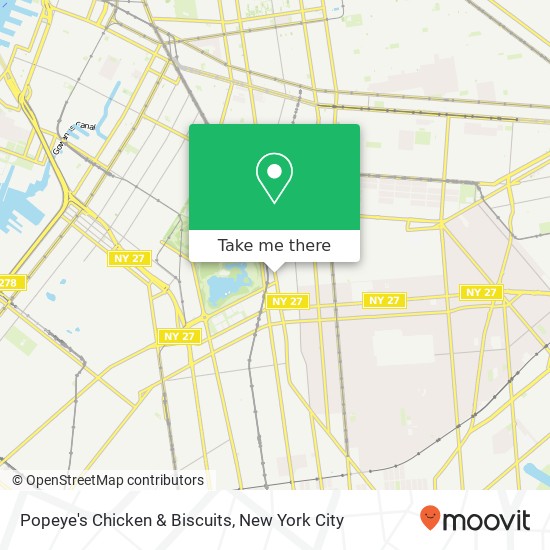 Popeye's Chicken & Biscuits map