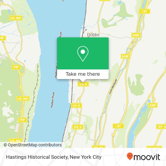 Hastings Historical Society map