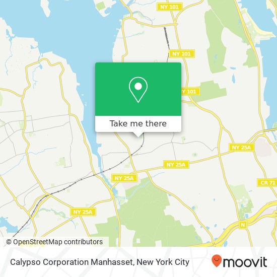 Calypso Corporation Manhasset map