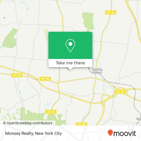 Monsey Realty map