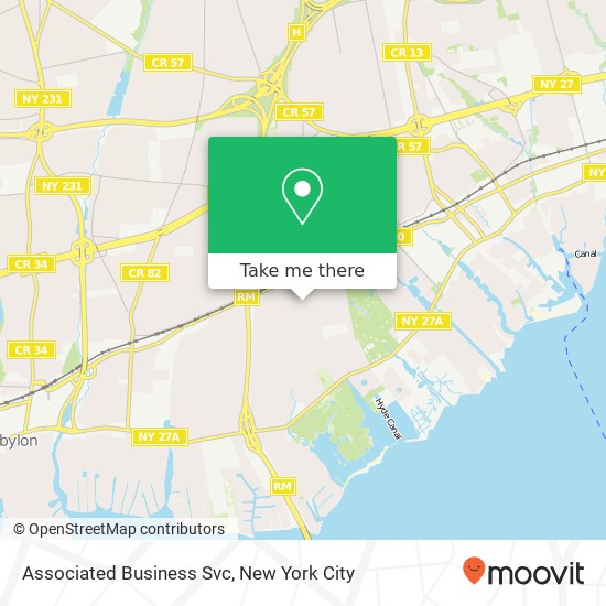 Associated Business Svc map