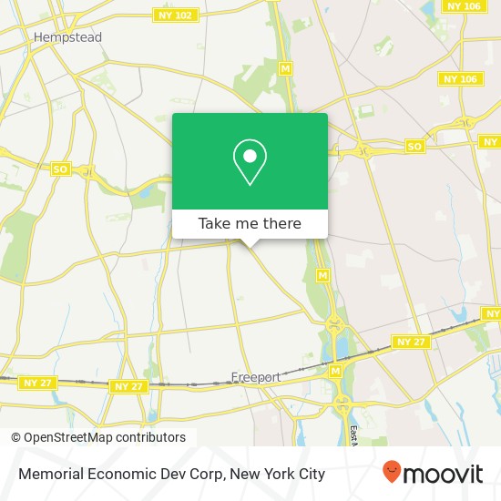 Memorial Economic Dev Corp map
