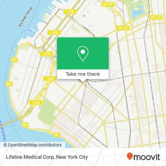 Lifeline Medical Corp map