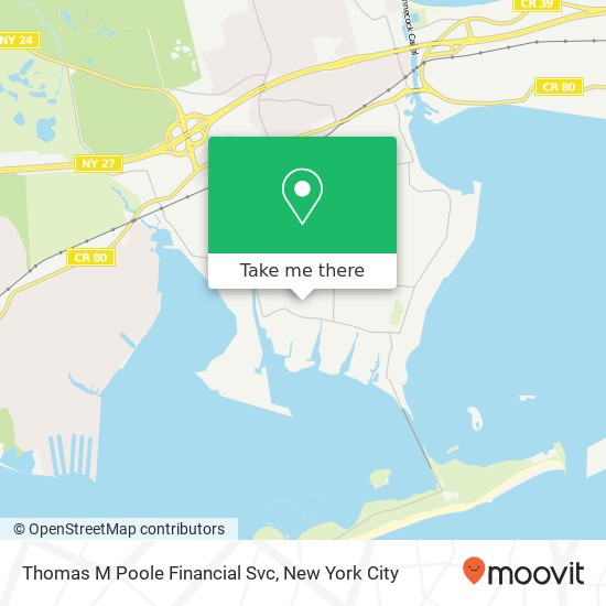 Mapa de Thomas M Poole Financial Svc