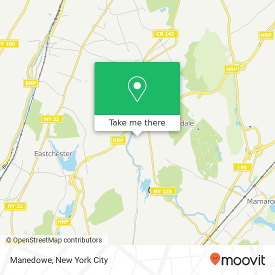 Manedowe map
