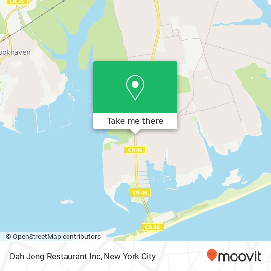 Dah Jong Restaurant Inc map