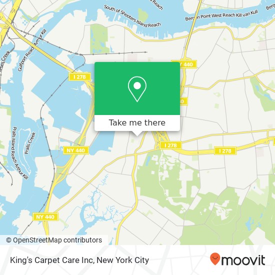 King's Carpet Care Inc map