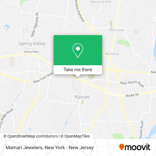 Mamari Jewelers map