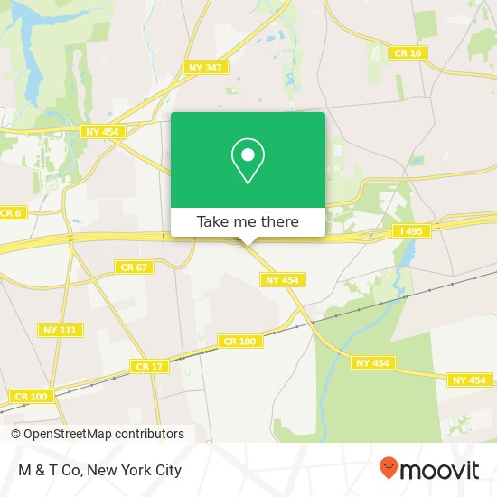 Mapa de M & T Co
