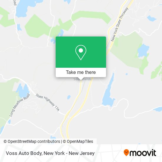 Voss Auto Body map