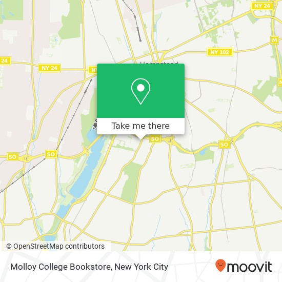 Mapa de Molloy College Bookstore