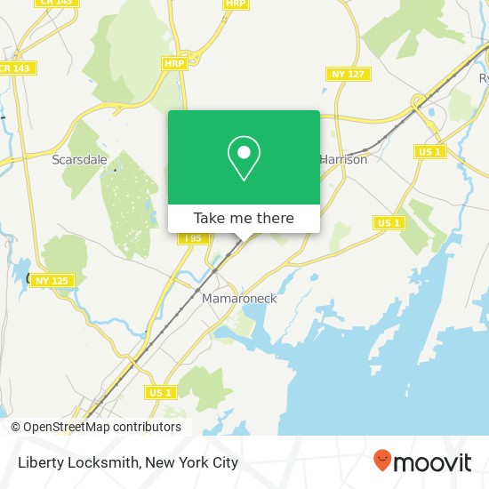 Liberty Locksmith map