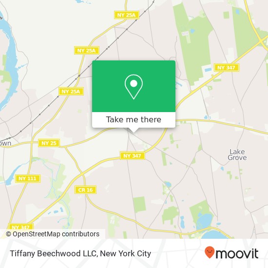 Mapa de Tiffany Beechwood LLC