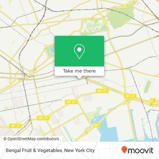 Bengal Fruit & Vegetables map