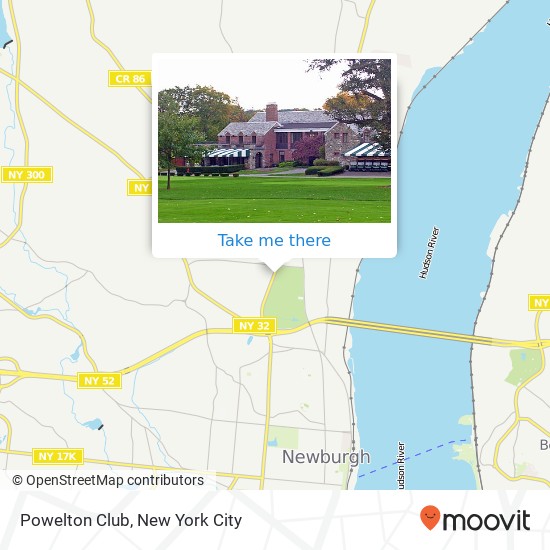 Powelton Club map