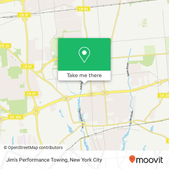 Mapa de Jim's Performance Towing