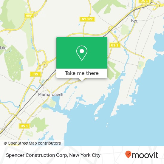 Spencer Construction Corp map