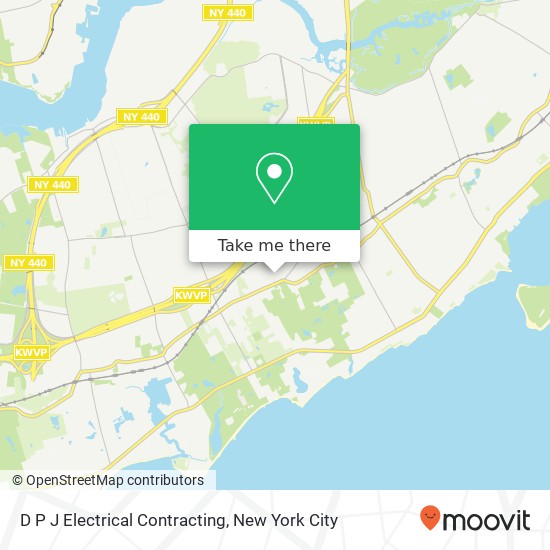 D P J Electrical Contracting map