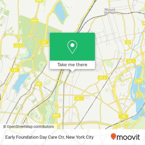 Early Foundation Day Care Ctr map