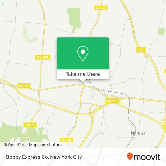Mapa de Bobby Express Co