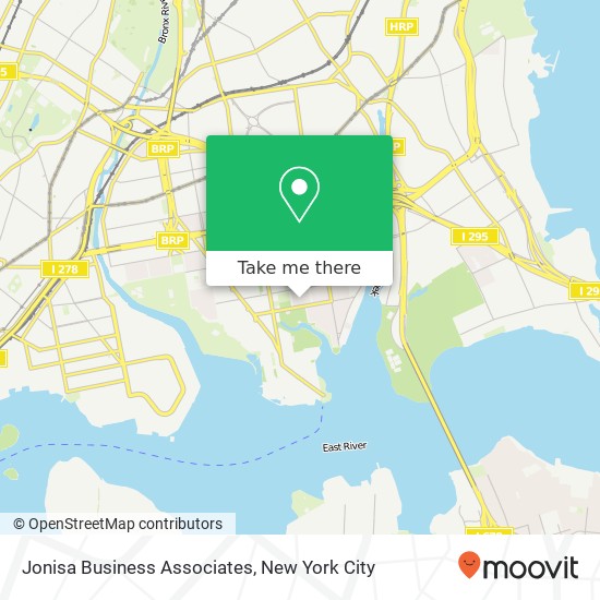 Jonisa Business Associates map