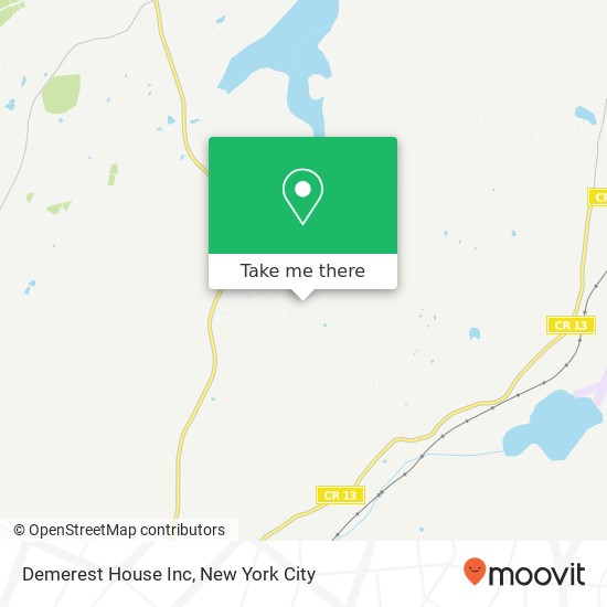 Demerest House Inc map