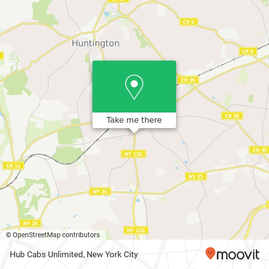 Hub Cabs Unlimited map