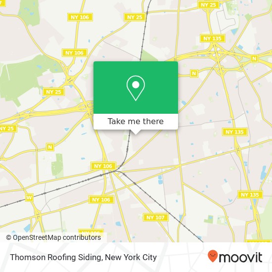 Mapa de Thomson Roofing Siding