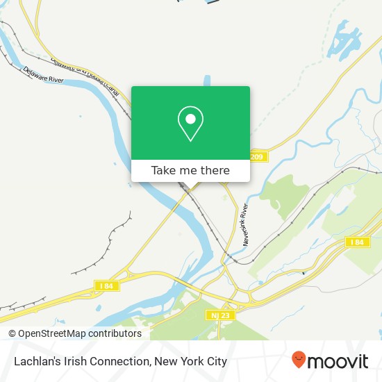 Lachlan's Irish Connection map