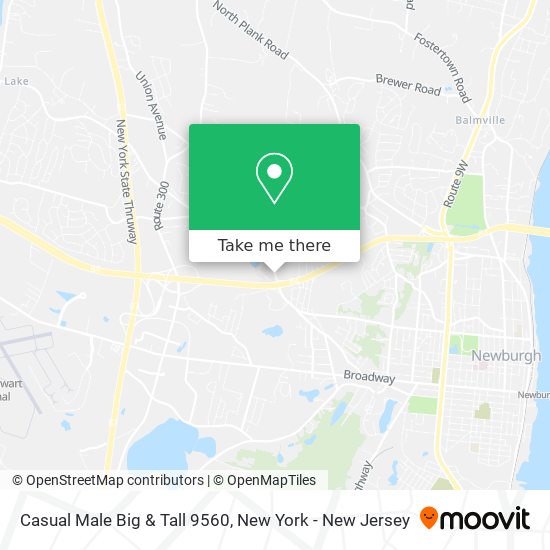 Casual Male Big & Tall 9560 map