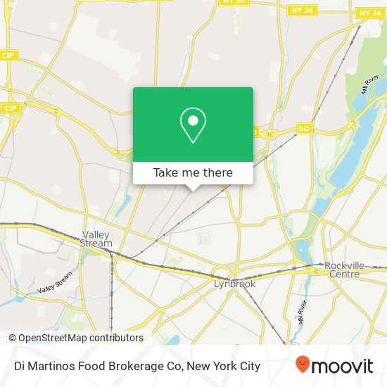 Di Martinos Food Brokerage Co map