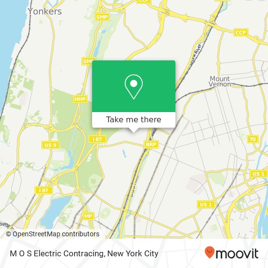 Mapa de M O S Electric Contracing