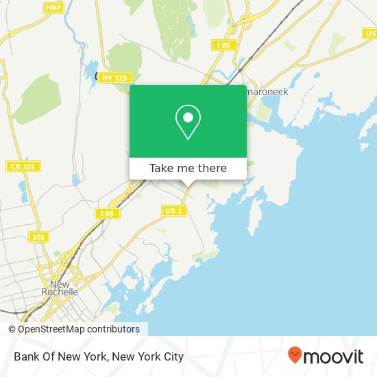 Mapa de Bank Of New York