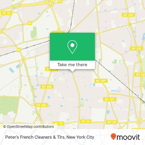 Mapa de Peter's French Cleaners & Tlrs