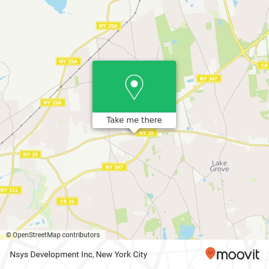 Nsys Development Inc map