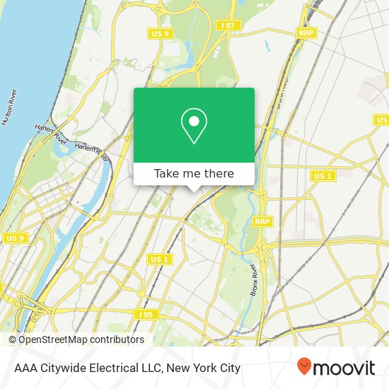 Mapa de AAA Citywide Electrical LLC