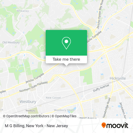 M G Billing map