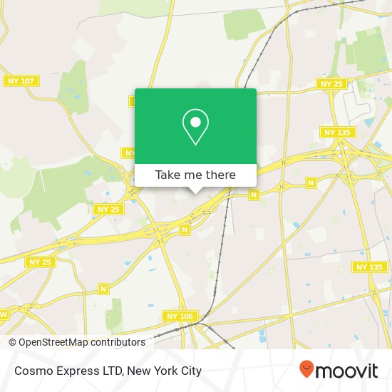 Mapa de Cosmo Express LTD