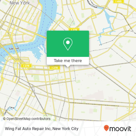 Mapa de Wing Fat Auto Repair Inc