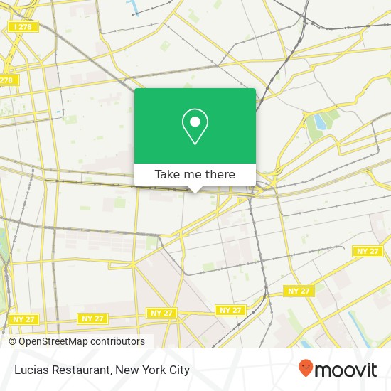 Lucias Restaurant map
