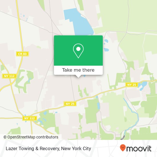 Lazer Towing & Recovery map