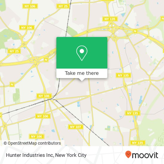 Mapa de Hunter Industries Inc