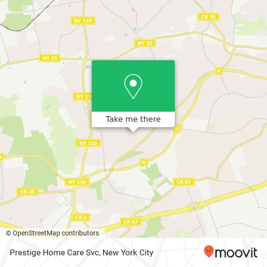 Prestige Home Care Svc map